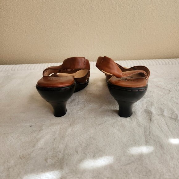SOFFT Vintage-Style Brown Leather Strap Sandals- Size 6 - Picture 5 of 12